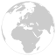 globe icon blue